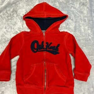 18-25M Oshkosh full zip hoodie